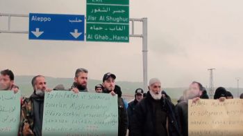 كلمة لأحد وجهاء المحرر رافضاً قرار فتح طريق M4 وتسيير الدوريات “لن نرضى عن اسقاط النظام بديلاً“