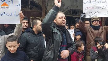 كلمة أ عبدو الدلي خلال وقفة كفرتخاريم