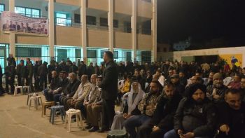 كلمة وفد حزب التحرير في عزاء ضحايا حادث عقربا المأساوي