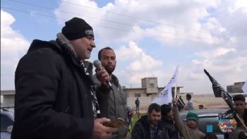 كلمة أ.علي البكري في #مظاهرة تحت عنوان: لابديل عن إسقاط النظام وإقامة حكم الإسلام #كفرة - ريف اعزاز