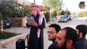 كلمة الأستاذ محمد مجلي بني عيسى في استقبال المهنئين بخروج ولده حمزة من السجن ثلاث سنوات ظلماً وجوراً